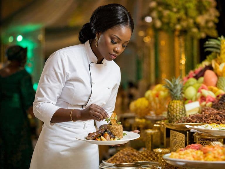 Service traiteur — Buffet de mariage — 150 couverts